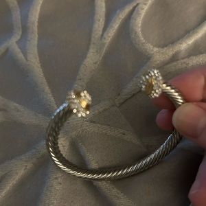 Silver and gold cuff bracelet women’s